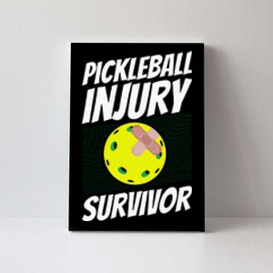 Pickleball Band-Aid Pickleball Injury Survivor Canvas