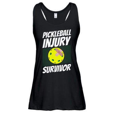 Pickleball Band-Aid Pickleball Injury Survivor Ladies Essential Flowy Tank