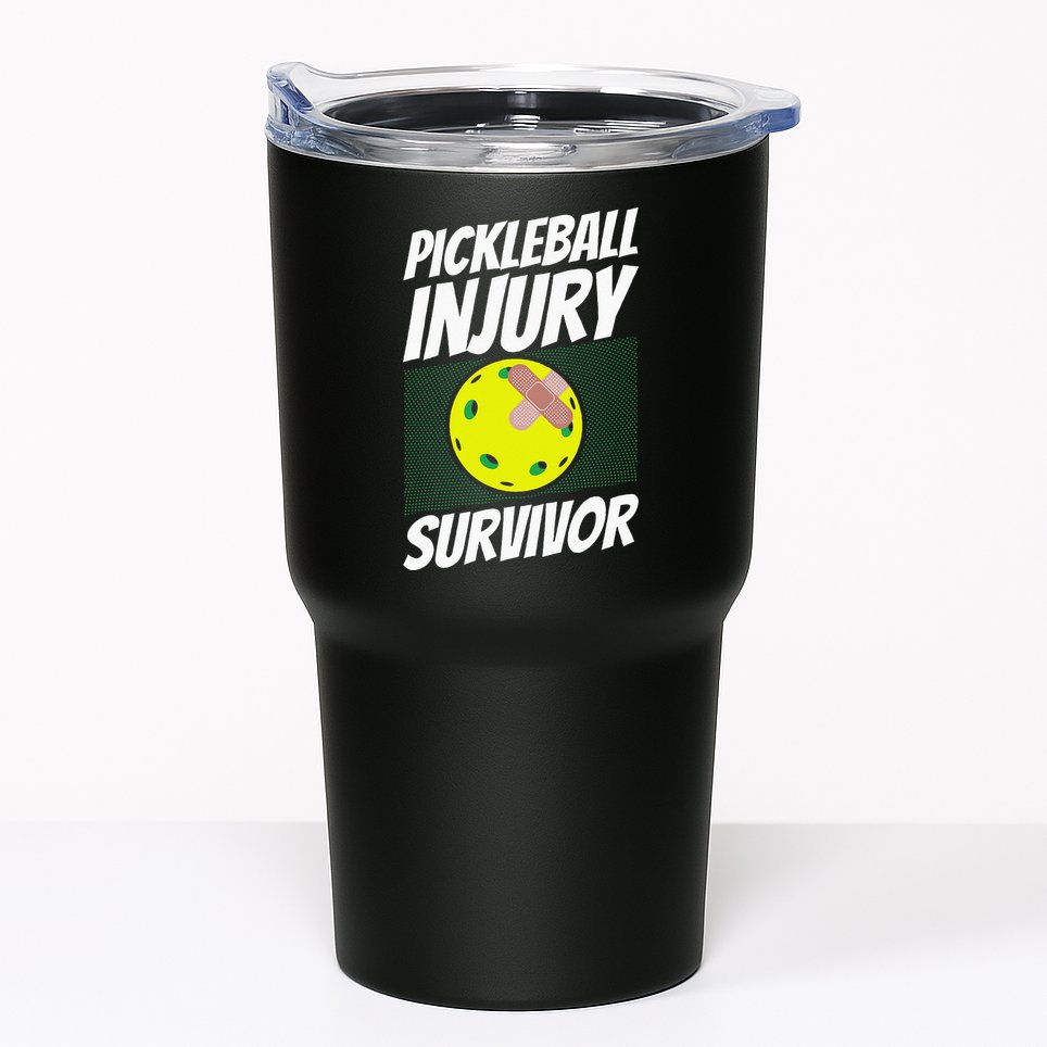 Pickleball Band-Aid Pickleball Injury Survivor Tumbler