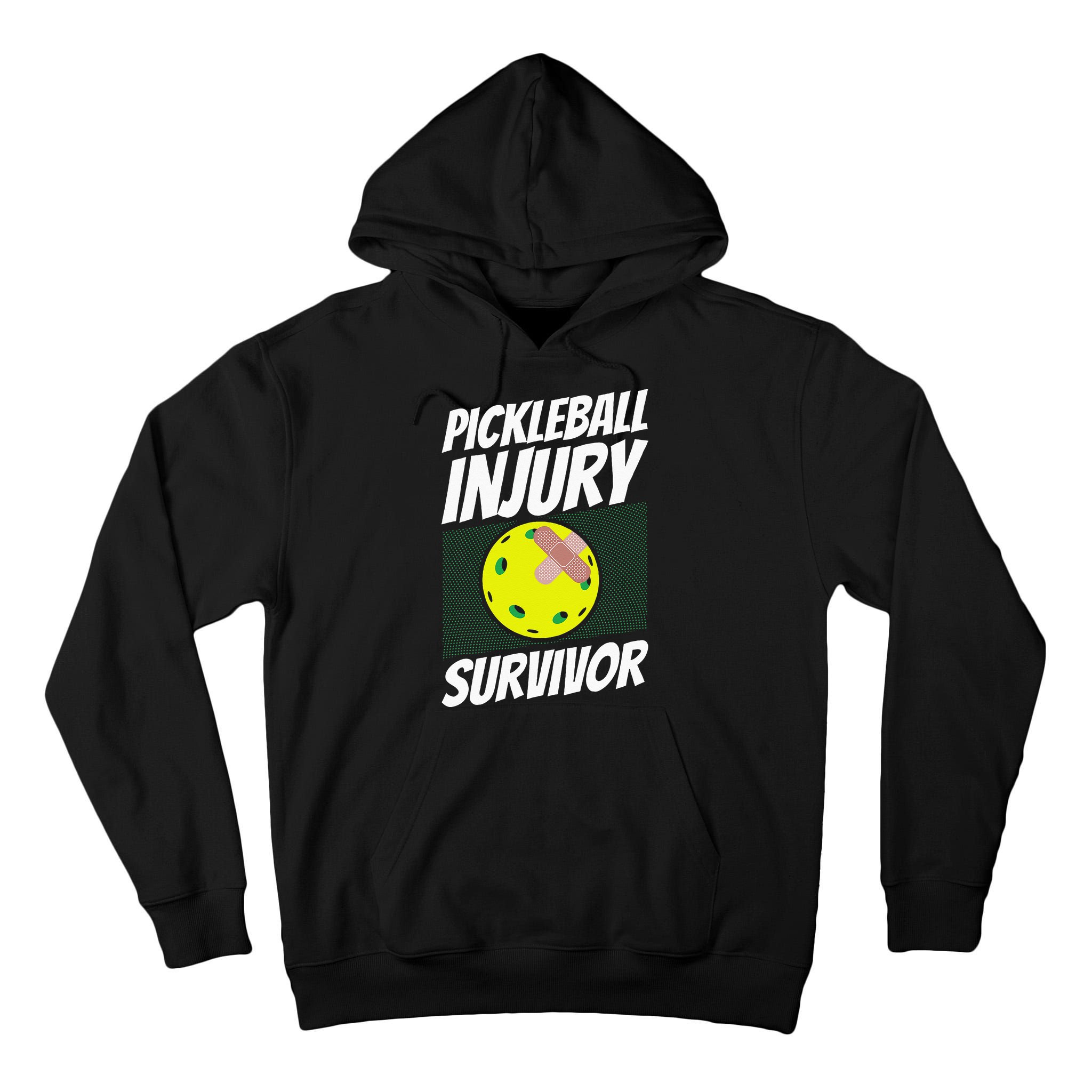Pickleball Band-Aid Pickleball Injury Survivor Tall Hoodie