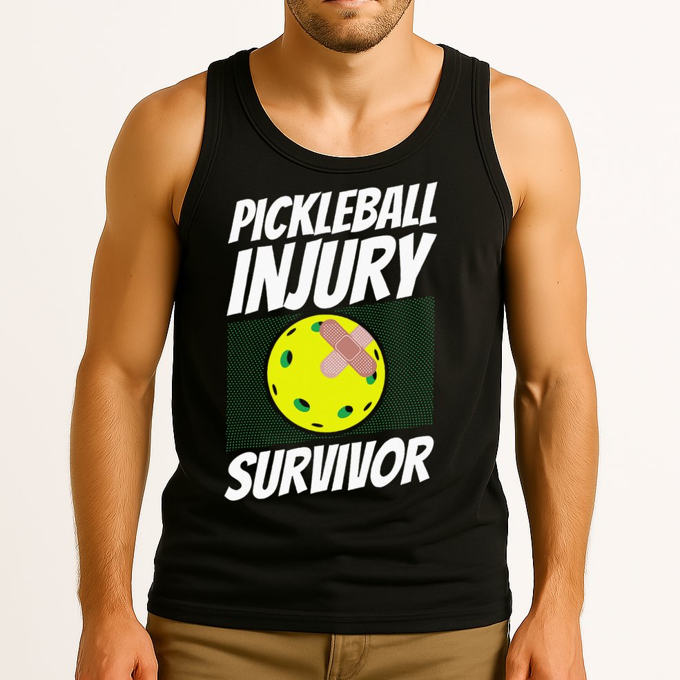 Pickleball Band-Aid Pickleball Injury Survivor Tank Top