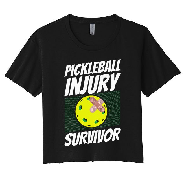 Pickleball Band-Aid Pickleball Injury Survivor Crop Top