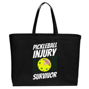 Pickleball Band-Aid Pickleball Injury Survivor Cotton Canvas Jumbo Tote