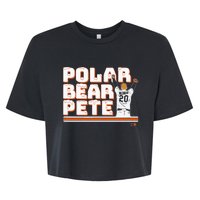 Polar Bear Pete New York Baseball Bella+Canvas Jersey Crop Tee