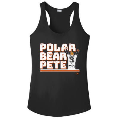 Polar Bear Pete New York Baseball Ladies PosiCharge Competitor Racerback Tank