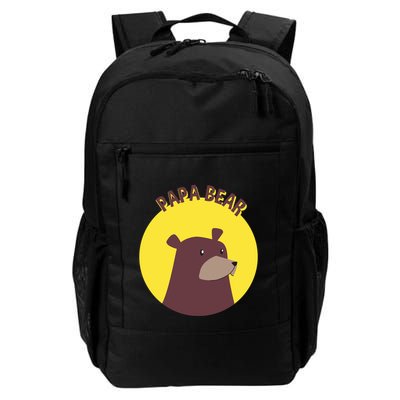 Papa Bear Protective Loving Strong Caring Warm Daddy Gift Backpack
