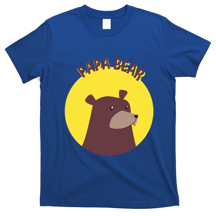 Papa Bear Protective Loving Strong Caring Warm Daddy Gift T-Shirt