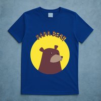 Papa Bear Protective Loving Strong Caring Warm Daddy Gift T-Shirt