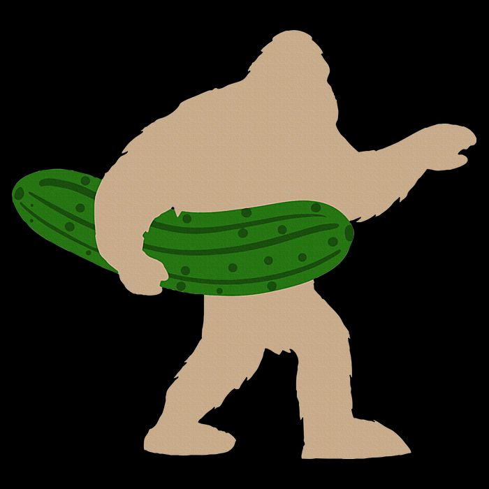 Pickle Bigfoot Pickles Vegan Pickle T-Shirt