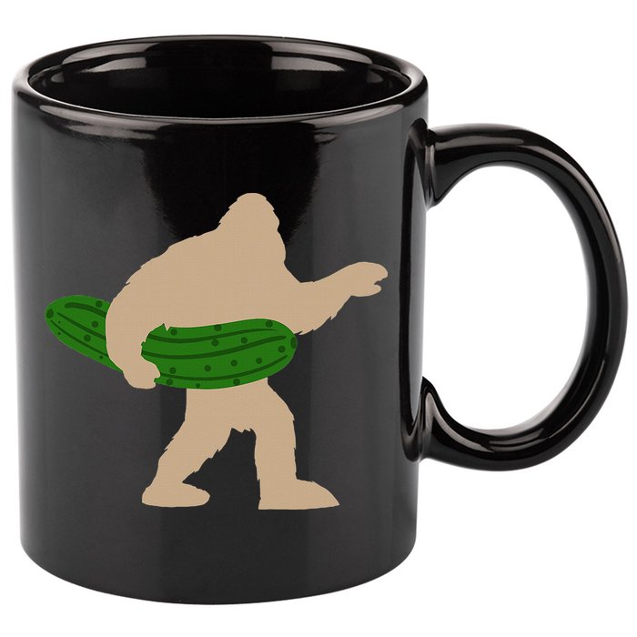 Pickle Bigfoot Pickles Vegan Pickle 11oz C Handle Ceramic Mug