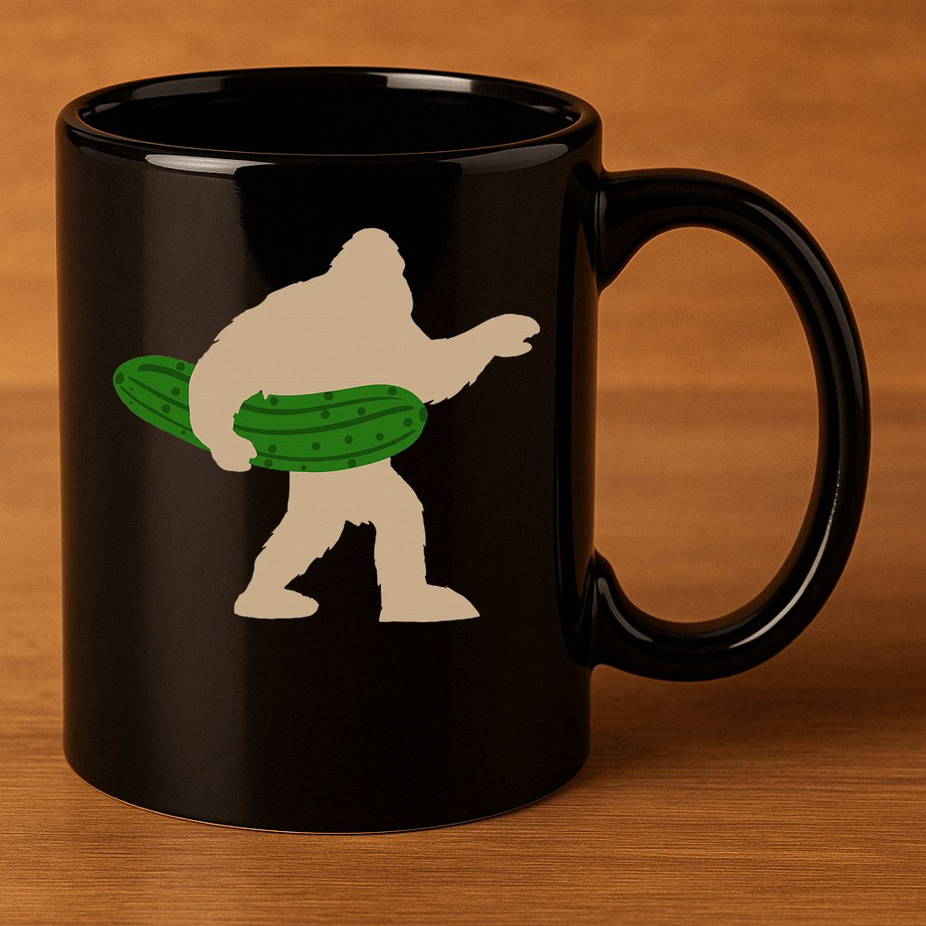 Pickle Bigfoot Pickles Vegan Pickle 11oz C Handle Ceramic Mug