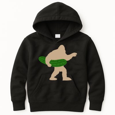 Pickle Bigfoot Pickles Vegan Pickle Kids Hoodie