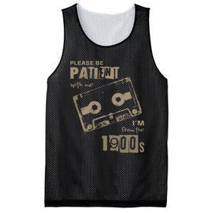 Please Be Patient With Me IM From The 1900s Music Mesh Reversible Basketball Jersey Tank