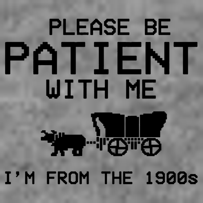Please Be Patient With Me Im From The 1900s Vintage Funny Wool Snapback Cap