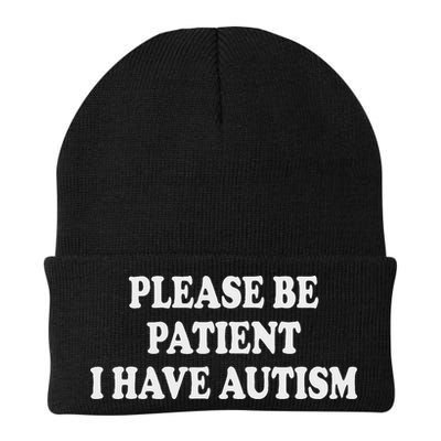Please Be Patient I Have Autism Beanie