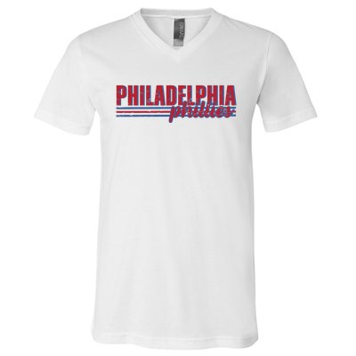 Philadelphia Baseball V-Neck T-Shirt