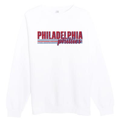 Philadelphia Baseball Premium Crewneck Sweatshirt