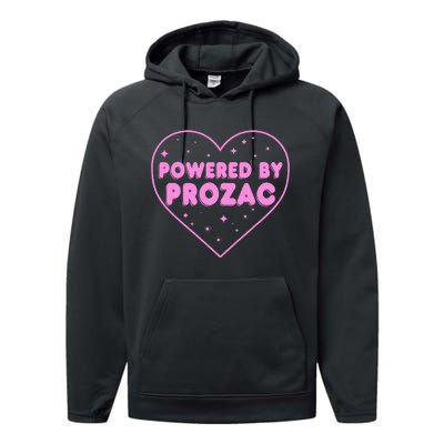 Power By Prozac Performance Fleece Hoodie