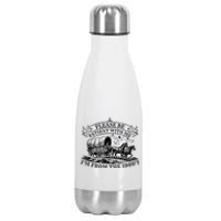 Please Be Patient With Me IM From The 1900S Oregon Trail Gift Stainless Steel Insulated Water Bottle