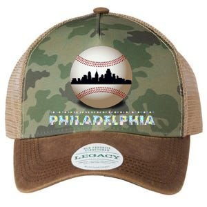 Philadelphia Baseball Philly Skyline Legacy Tie Dye Trucker Hat