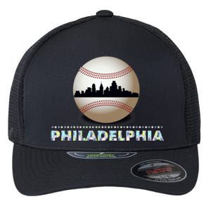 Philadelphia Baseball Philly Skyline Flexfit Unipanel Trucker Cap