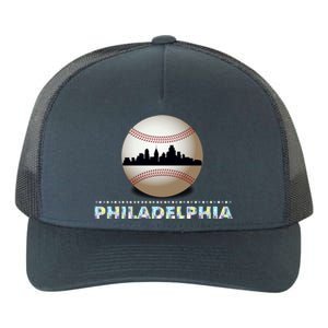 Philadelphia Baseball Philly Skyline Yupoong Adult 5-Panel Trucker Hat