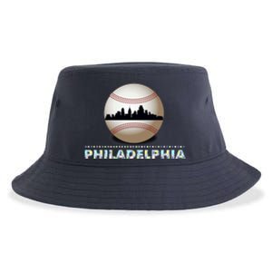 Philadelphia Baseball Philly Skyline Sustainable Bucket Hat