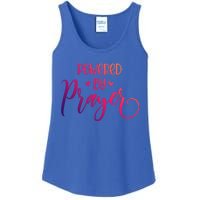 Powered By Prayer Gift Christian Faith Religious Outfit Gift Ladies Essential Tank