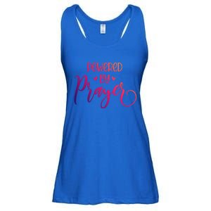 Powered By Prayer Gift Christian Faith Religious Outfit Gift Ladies Essential Flowy Tank