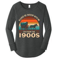 Please Be Patient With Me IM From The 1900S Funny Vintage Women's Perfect Tri Tunic Long Sleeve Shirt