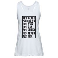 Pro Black Pro Brown Pro Weed Pro Gay Pro Hoe Ladies Essential Flowy Tank