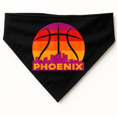 Phoenix Basketball, Phoenix Basketball BBall City Arizona State Retro Vintage USA-Made Doggie Bandana