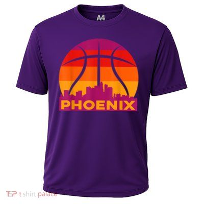Phoenix Basketball, Phoenix Basketball BBall City Arizona State Retro Vintage Performance Shirt