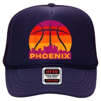 Phoenix Basketball, Phoenix Basketball BBall City Arizona State Retro Vintage Trucker Hat