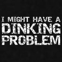 Pickle Ball Pun Ing Joke I Might Have A Dinking Problem Gift Ladies PosiCharge Tri-Blend Wicking Tank