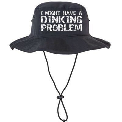 Pickle Ball Pun Ing Joke I Might Have A Dinking Problem Gift Bucket Hat