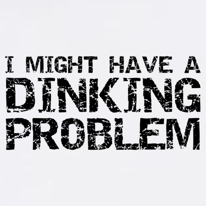 Pickle Ball Pun Ing Joke I Might Have A Dinking Problem Gift Garment-Dyed Sweatshirt