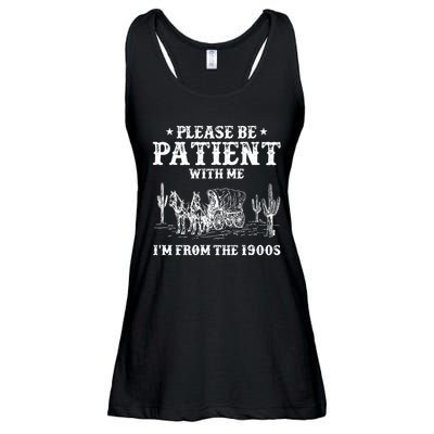 Please Be Patient With Me IM From The 1900s Ladies Essential Flowy Tank