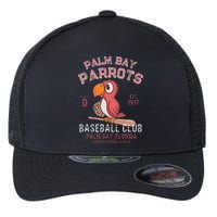 Palm Bay Parrots Baseball Retro Minor League Baseball Team Flexfit Unipanel Trucker Cap