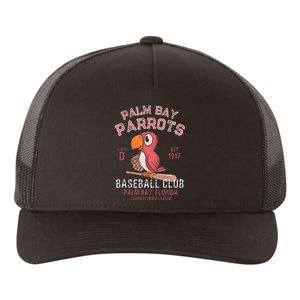 Palm Bay Parrots Baseball Retro Minor League Baseball Team Yupoong Adult 5-Panel Trucker Hat