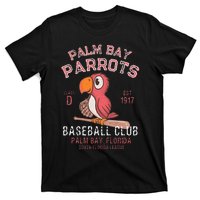 Palm Bay Parrots Baseball Retro Minor League Baseball Team T-Shirt