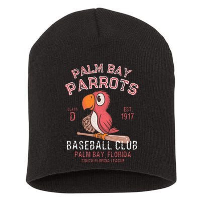 Palm Bay Parrots Baseball Retro Minor League Baseball Team Short Acrylic Beanie