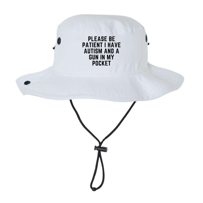 Please Be Patient I Have Autism And A Gun In My Pocket Bucket Hat