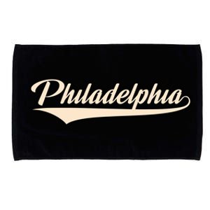 Philly Baseball Philadelphia Lettering Retro Microfiber Hand Towel