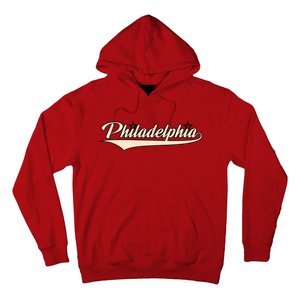 Philly Baseball Philadelphia Lettering Retro Hoodie