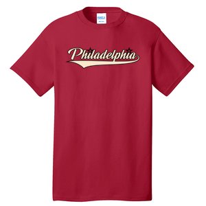 Philly Baseball Philadelphia Lettering Retro Tall T-Shirt