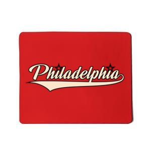 Philly Baseball Philadelphia Lettering Retro Mousepad