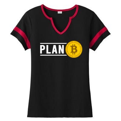 Plan Bitcoin Ladies Halftime Notch Neck Tee