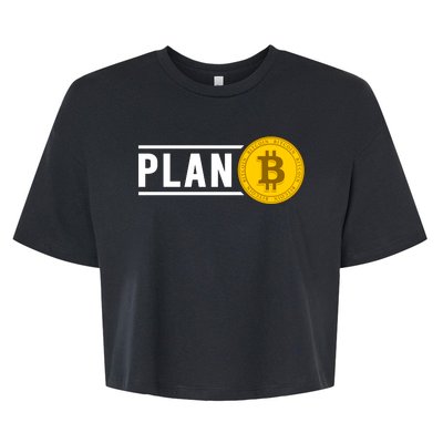 Plan Bitcoin Bella+Canvas Jersey Crop Tee