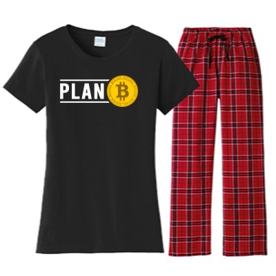 Plan Bitcoin Women's Flannel Pajama Set